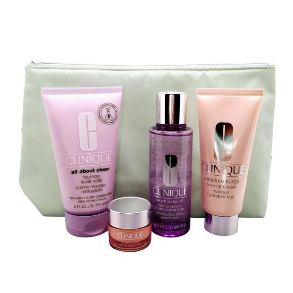 CLINIQUE Take The Day Off Cleanser and Moisturizer Bundle 4 Full Size Products - Picture 7 of 7